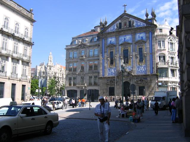 Porto - przed dworcem kolejowym Estacao de Sao Bento