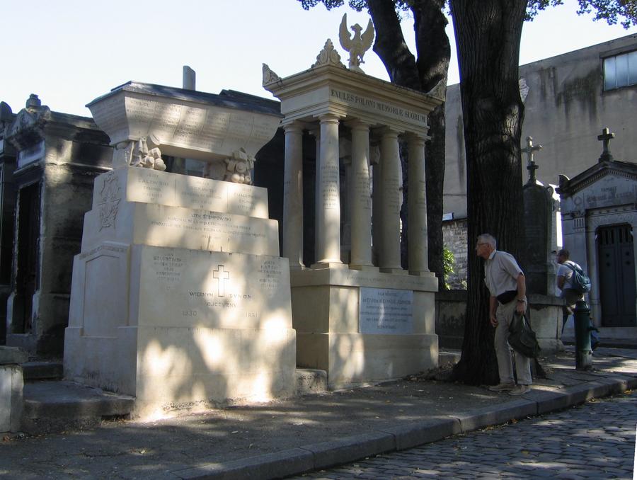Avenue des Polonais na cmentarzu Montmarte