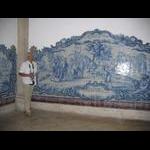 Alcobaca - azulejos w sali przyjęć