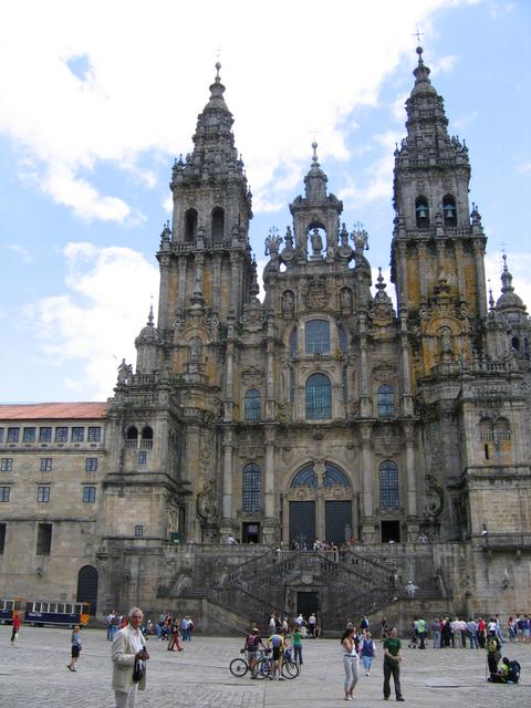 Santiago de Compostela - plac Obradoira i sanktuarium