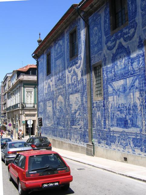 Porto - azulejos na ścianach domów