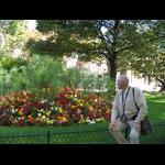 Parc Monceau - klomb kwiatowy