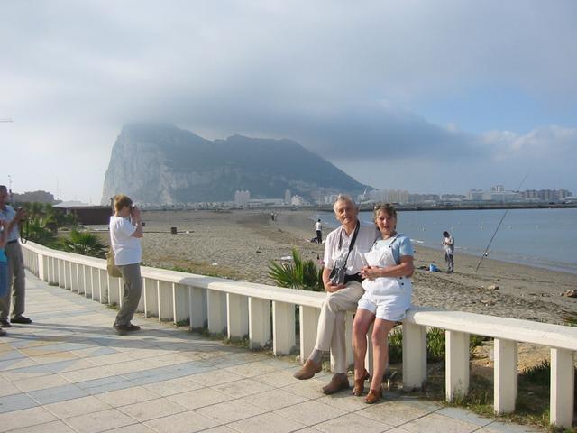 Gibraltar - widok na skałę