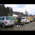 Parking u podnóża Jaworzyny Krynickiej