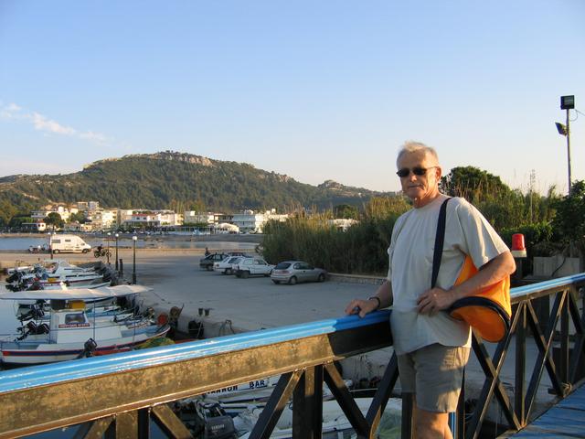 Faliraki - na mostku nad przystanią