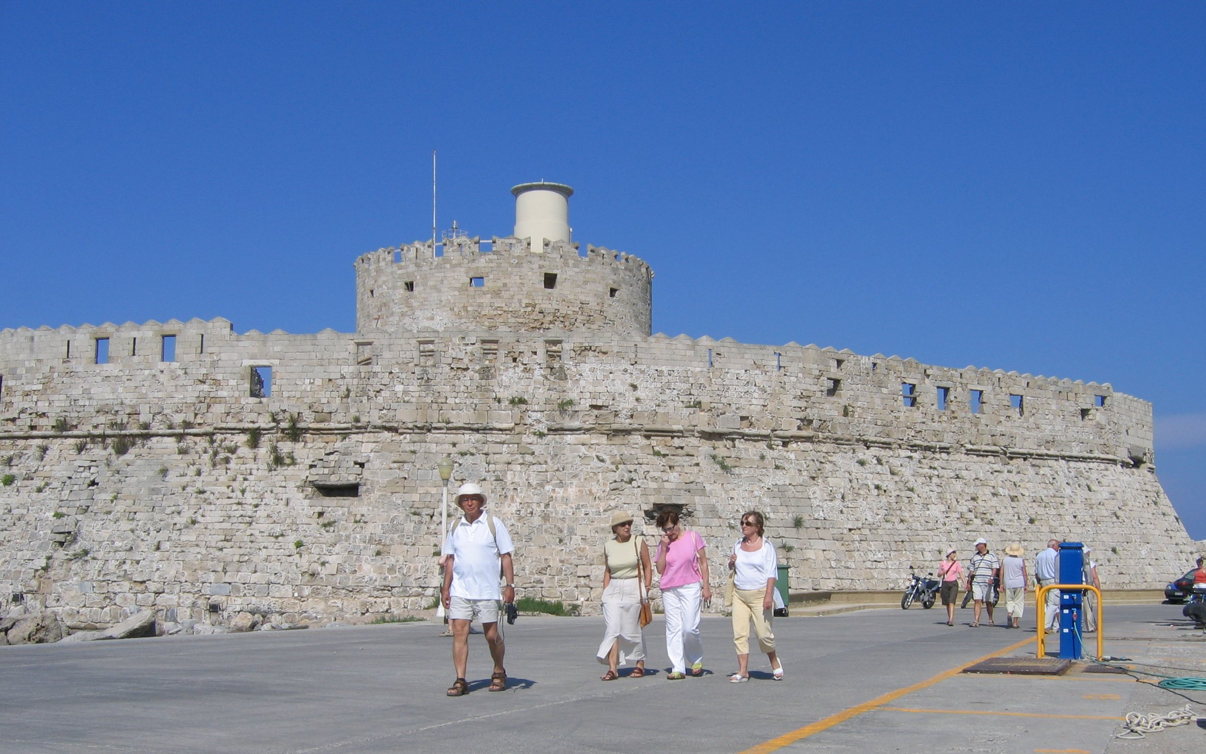 Rodos - twierdza Św. Mikołaja w porcie Mandraki