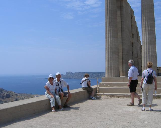 Lindos - antyczne wnętrze zamku