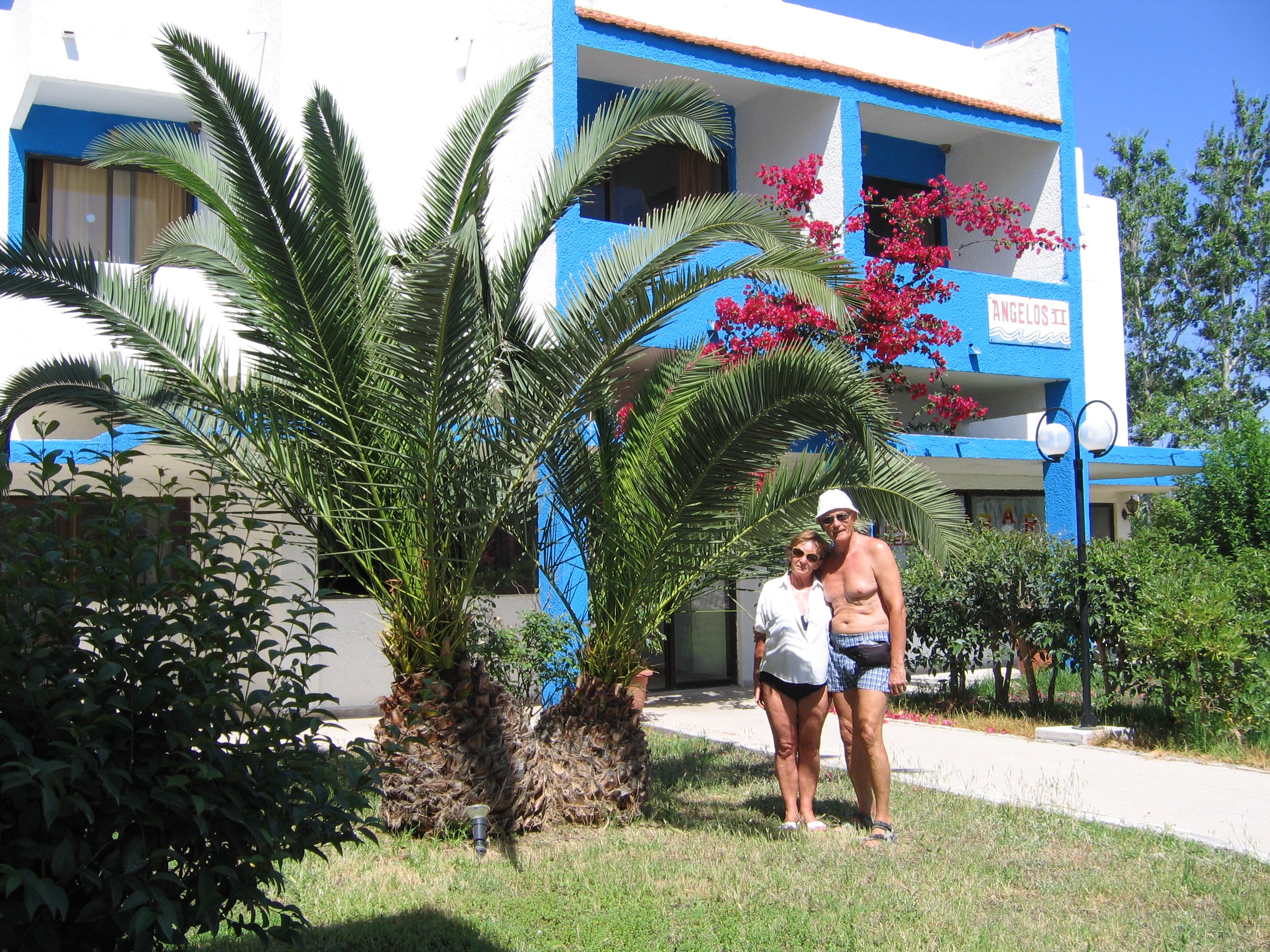 Faliraki - przed naszym hotelem