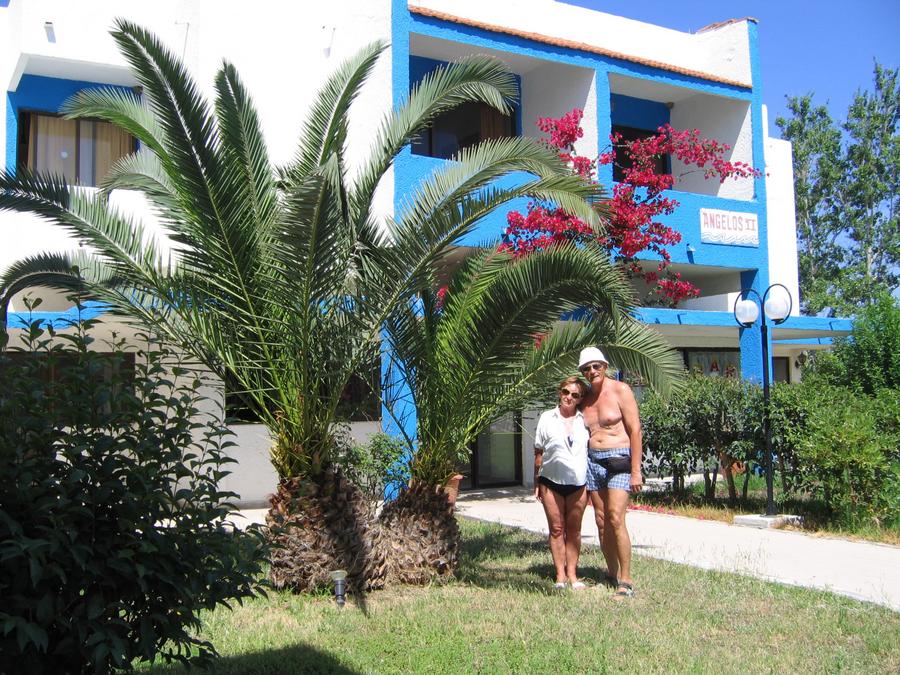 Faliraki - przed naszym hotelem