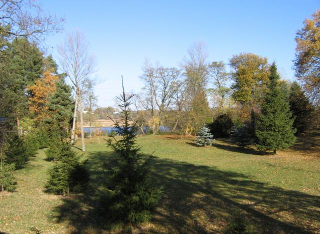 Widok na rzekę z domku