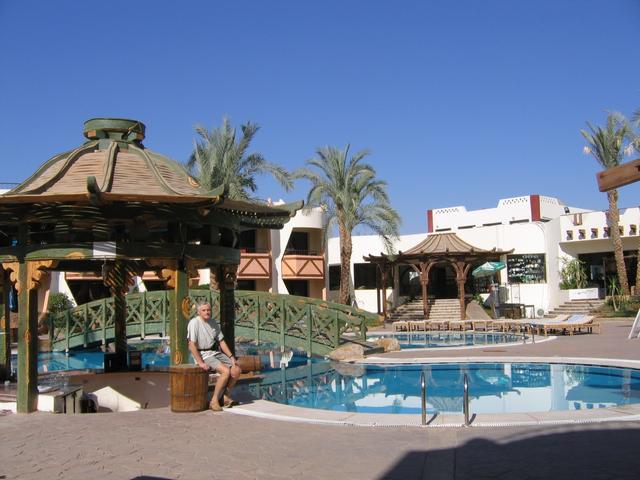 Hotelowe patio z widolkiem na recepcje