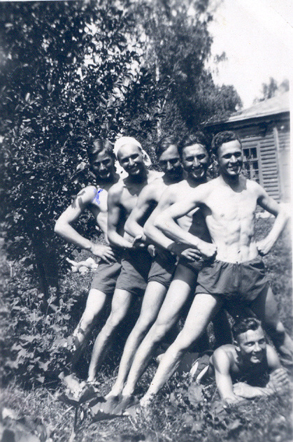 oficerowie na ćwiczeniach 1934