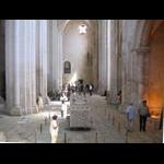 Alcobaca - transept koscioła z grobowcami Ines i Pedra