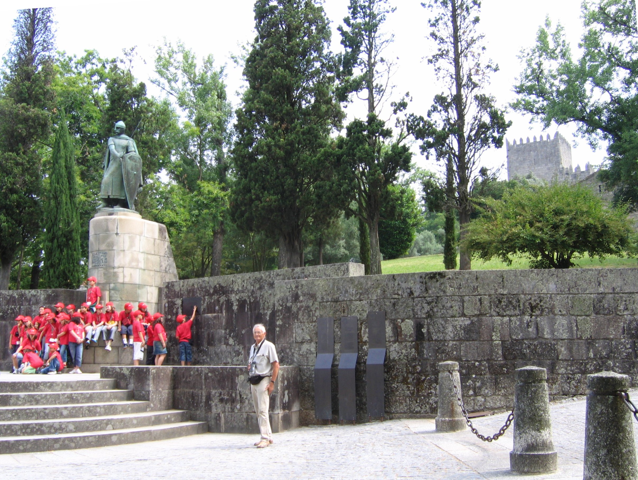 Guimaraes - Alfonso Henriques pierwszy król Portugalii