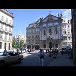 Porto - przed dworcem kolejowym Estacao de Sao Bento