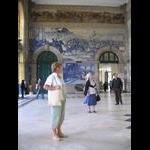 Porto - hala dworca i azulejos