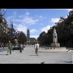 Porto - Avenida dos Aliados z widokiem na ratusz