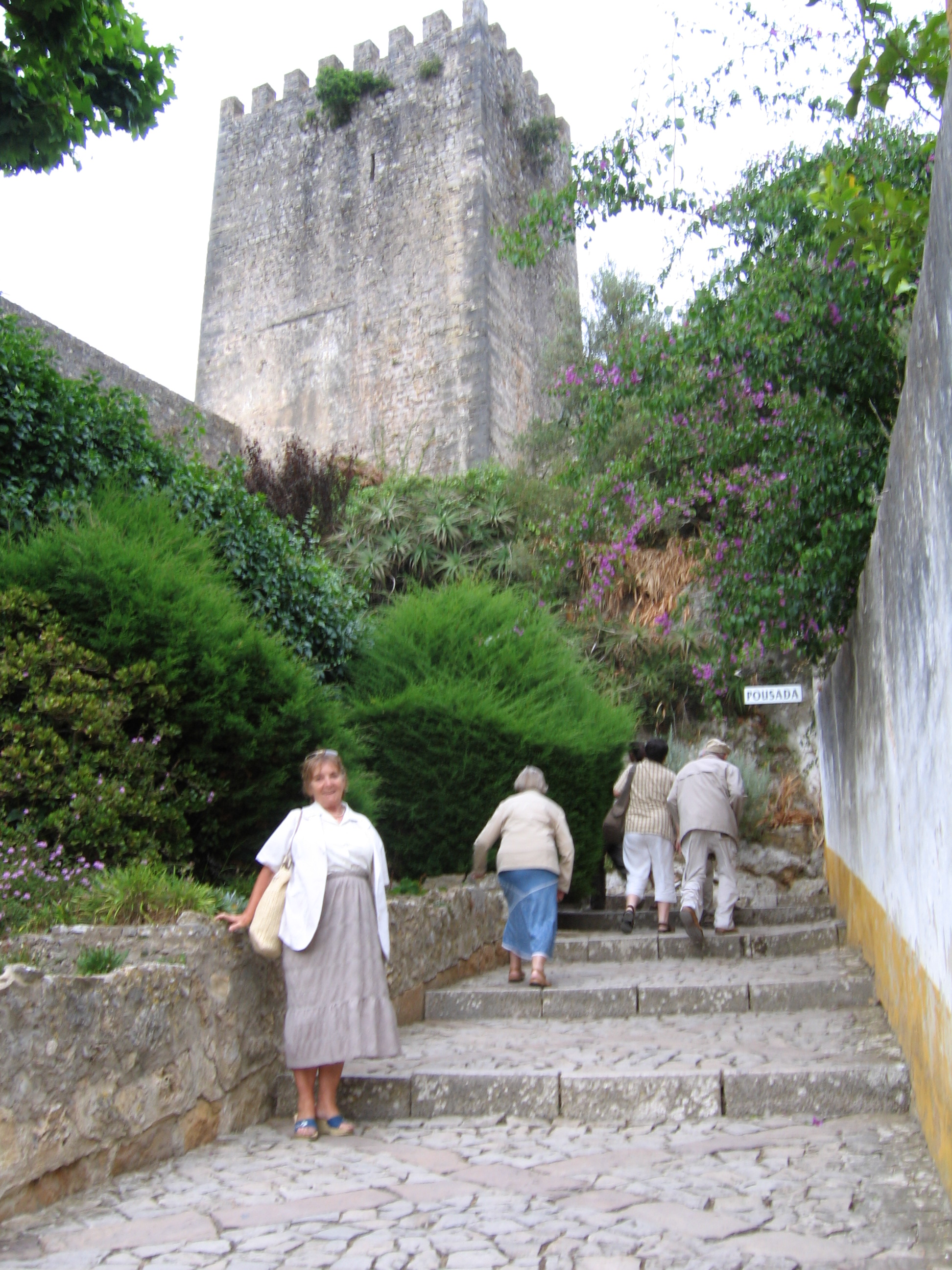 Obidos - podejście do zamku
