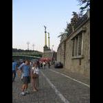 Nabrzeże przy moście Cechów (przed wycieczką statkiem)