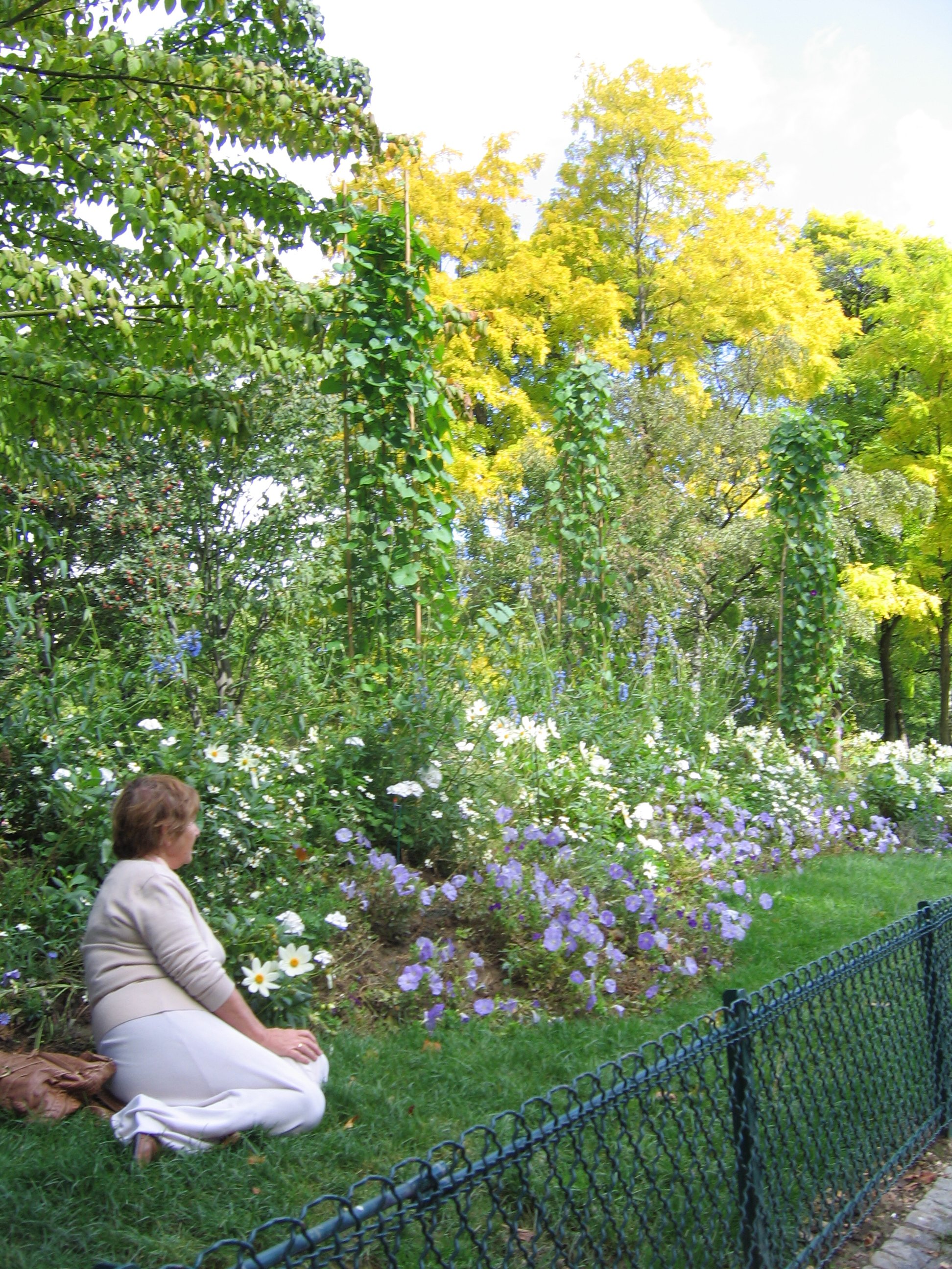 Parc Monceau - kolory wczesnej jesieni