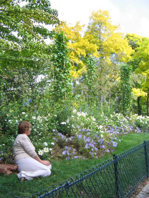 Parc Monceau - kolory wczesnej jesieni