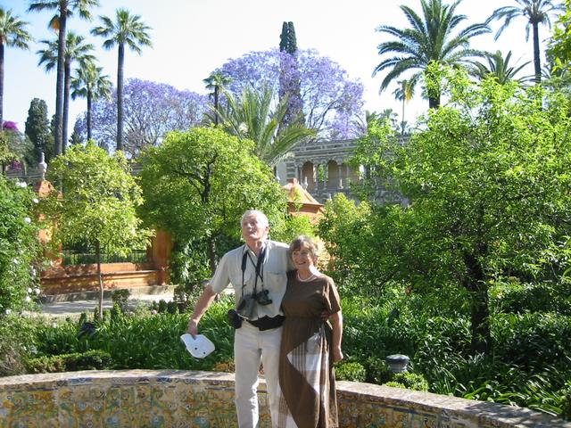 Sevilla - ogrody Reales Alcazares