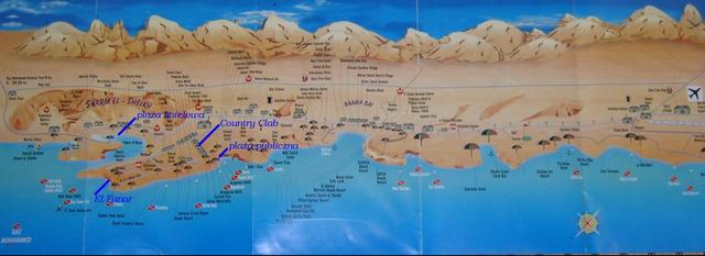 Orientacyjny plan Sharm El-Sheikh