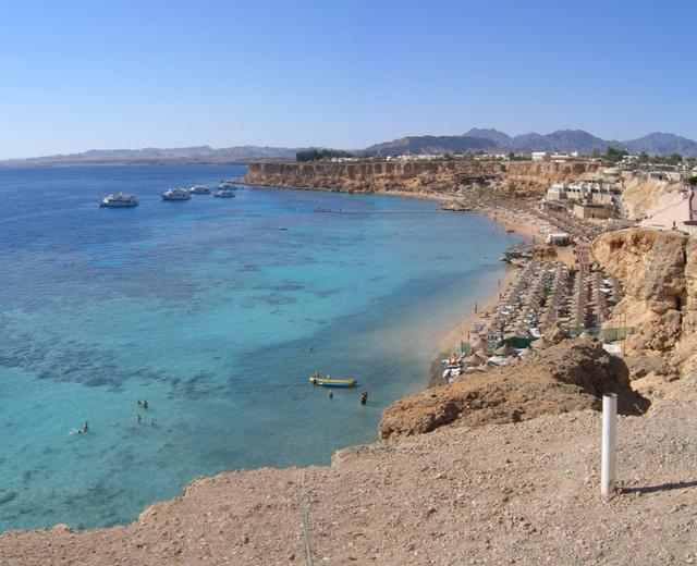 Plaża El Fanar (widok spod latarni 1)