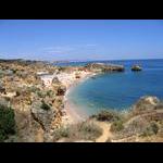 Algarve - Albufeira - widok na plażę Sao Rafaelo