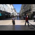 Lizbona - Rua Augusta z bramą na Praca do Comercio