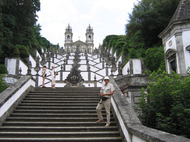 Barokowe schody sanktuarium Bom Jesus do Monte