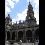 Santiago de Compostela - plac muzeum katedralnego - strona południowa
